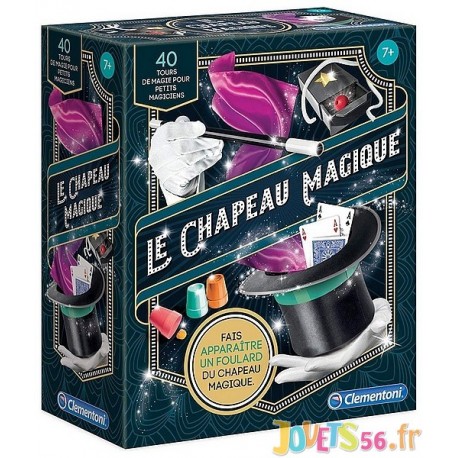 LE CHAPEAU MAGIQUE 40 TOURS DE MAGIE - Jouets56.fr - LiloJouets - Magasins jeux et jouets dans Morbihan en Bretagne