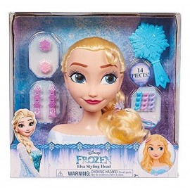 TETE A COIFFER ELSA AVEC ACCESSOIRES REINE DES NEIGES - Jouets56.fr - LiloJouets - Magasins jeux et jouets dans Morbihan en Bret