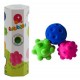 Pack 3 mini balles sensorielles mousse caoutchouc - jouets56.fr - lilojouets - magasins jeux et jouets dans morbihan en bretagne