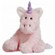 Peluche bouillotte licorne rose 24cm - jouets56.fr - lilojouets - magasins jeux et jouets dans morbihan en bretagne