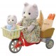 La bicyclette avec maman sylvanian - jouets56.fr - lilojouets - magasins jeux et jouets dans morbihan en bretagne