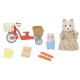 La bicyclette avec maman sylvanian - jouets56.fr - lilojouets - magasins jeux et jouets dans morbihan en bretagne