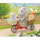 La bicyclette avec maman sylvanian - jouets56.fr - lilojouets - magasins jeux et jouets dans morbihan en bretagne
