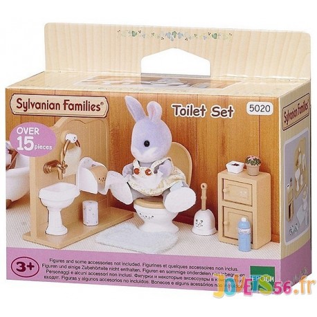 ENSEMBLE TOILETTES SYLVANIAN - Jouets56.fr - LiloJouets - Magasins jeux et jouets dans Morbihan en Bretagne