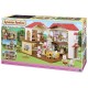 Grande maison tradition eclairee sylvanian new - jouets56.fr - lilojouets - magasins jeux et jouets dans morbihan en bretagne