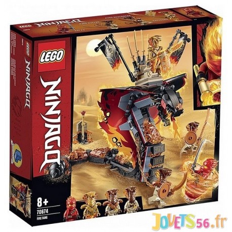 70674 CROC'FEU LEGO NINJAGO - Jouets56.fr - LiloJouets - Magasins jeux et jouets dans Morbihan en Bretagne