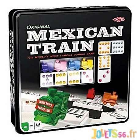 JEU MEXICAN TRAIN BOITE METAL - Jouets56.fr - LiloJouets - Magasins jeux et jouets dans Morbihan en Bretagne