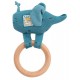 Anneau hochet bois elephant sous mon baobab - jouets56.fr - lilojouets - magasins jeux et jouets dans morbihan en bretagne