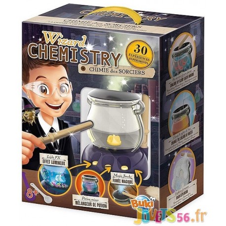 CHIMIE DES SORCIERS 30 EXPERIENCES - Jouets56.fr - LiloJouets - Magasins jeux et jouets dans Morbihan en Bretagne