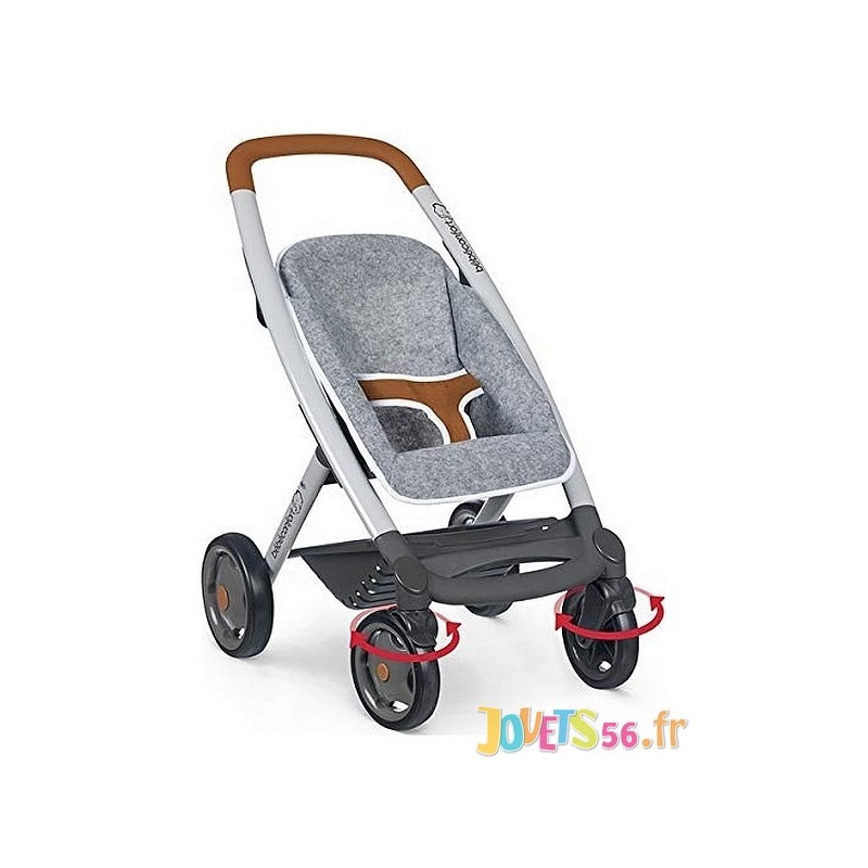 Combi poussette landau 3 en 1 bebe confort gris 