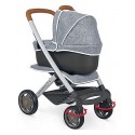 COMBI POUSSETTE LANDAU 3 EN 1 BEBE CONFORT GRIS