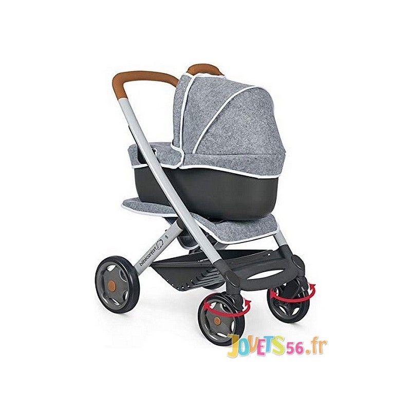 Combi poussette landau 3 en 1 bebe confort gris 