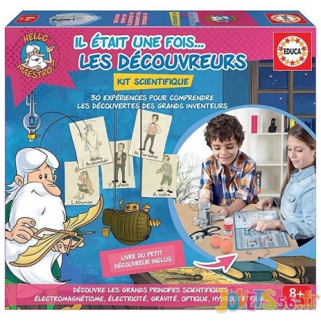 KIT EXPERIENCES LES DECOUVREURS IL ETAIT UNE FOIS - Jouets56.fr - LiloJouets - Magasins jeux et jouets dans Morbihan en Bretagne