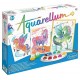 Aquarellum licornes et pegases 3 plaques 25x32cm - jouets56.fr - lilojouets - magasins jeux et jouets dans morbihan en bretagne