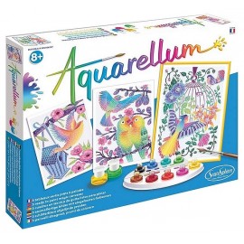 AQUARELLUM LES OISEAUX S'ENVOLENT 3 TABLEAUX 25X32CM - Jouets56.fr - LiloJouets - Magasins jeux et jouets dans Morbihan en Breta