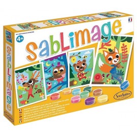 SABLIMAGE ANIMAUX MUSICIENS 4 TABLEAUX - Jouets56.fr - LiloJouets - Magasins jeux et jouets dans Morbihan en Bretagne