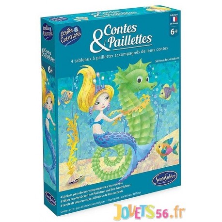 LES SIRENES CONTES ET PAILLETTES - Jouets56.fr - LiloJouets - Magasins jeux et jouets dans Morbihan en Bretagne