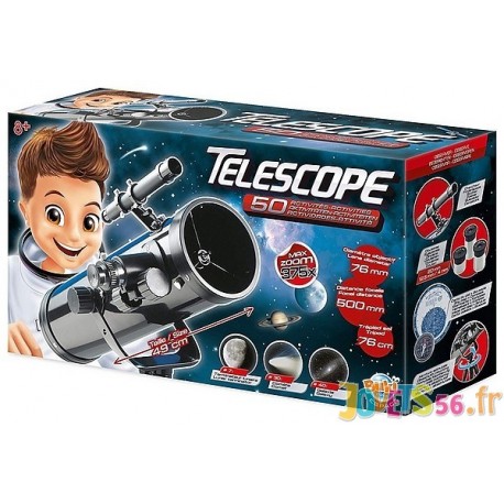 TELESCOPE 375X AVEC 50 ACTIVITES - Jouets56.fr - LiloJouets - Magasins jeux et jouets dans Morbihan en Bretagne