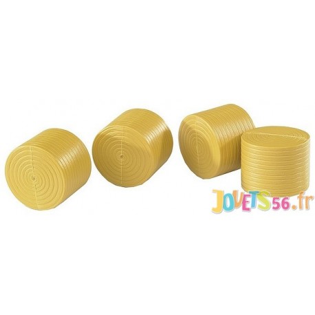 ACCESSOIRES 4 BALLES DE PAILLE RONDES - Jouets56.fr - LiloJouets - Magasins jeux et jouets dans Morbihan en Bretagne