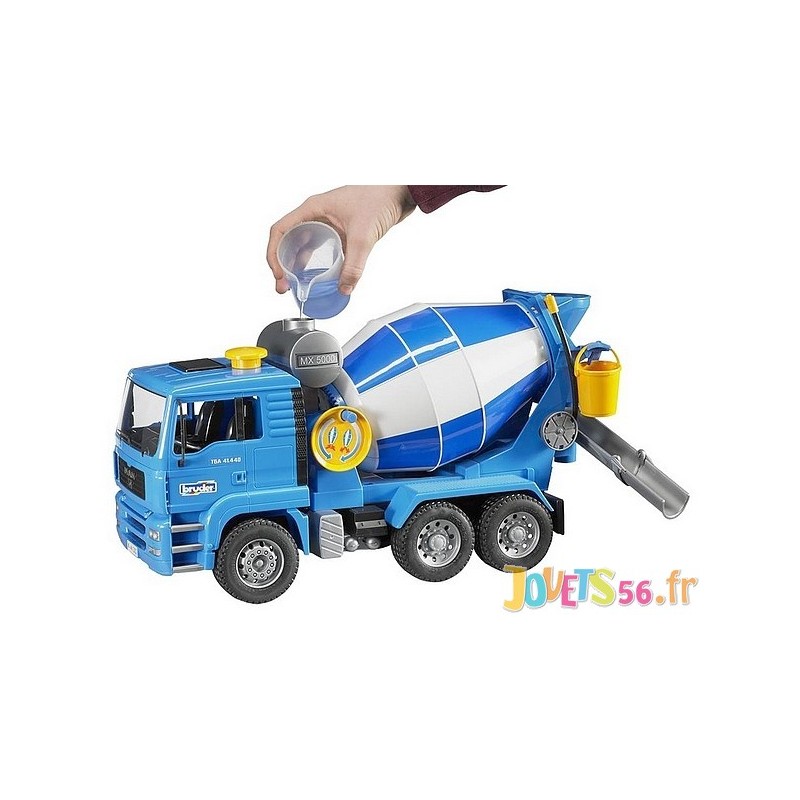 Camion toupie beton man bleu 1.16e 