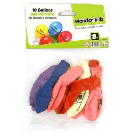 10 BALLONS ANNIVERSAIRE-jouets-sajou-56