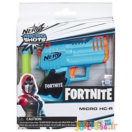 PISTOLET FORTNITE MICRO HC-R NERF MICRO SHOTS - Jouets56.fr - LiloJouets - Magasins jeux et jouets dans Morbihan en Bretagne