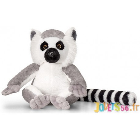 PELUCHE LEMURIEN 20CM - Jouets56.fr - LiloJouets - Magasins jeux et jouets dans Morbihan en Bretagne