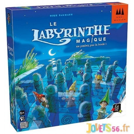 Jeu labyrinthe magique - ne perdez pas la boule - memoire et orientation 