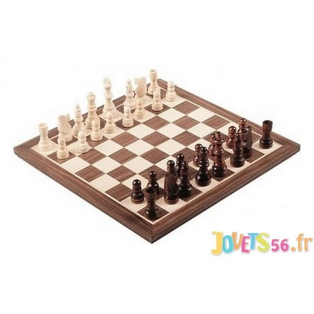 JEU D'ECHECS BOIS 30CM - Jouets56.fr - LiloJouets - Magasins jeux et jouets dans Morbihan en Bretagne