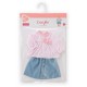 Top et jupe bb36 vetements pour poupon 36cm - jouets56.fr - lilojouets - magasins jeux et jouets dans morbihan en bretagne