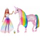 Barbie et licorne lumieres magiques - jouets56.fr - lilojouets - magasins jeux et jouets dans morbihan en bretagne