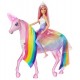 Barbie et licorne lumieres magiques - jouets56.fr - lilojouets - magasins jeux et jouets dans morbihan en bretagne