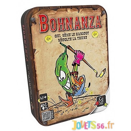 JEU BOHNANZA BOITE METAL NEW - Jouets56.fr - LiloJouets - Magasins jeux et jouets dans Morbihan en Bretagne