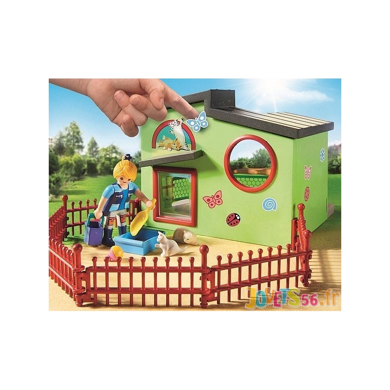 maison des chat playmobil