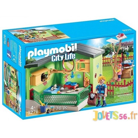 9276 MAISONNETTE DES CHATS PLAYMOBIL CITY LIFE - Jouets56.fr - LiloJouets - Magasins jeux et jouets dans Morbihan en Bretagne