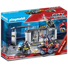 70338 QUARTIER GENERAL POLICE TRANSPORTABLE PLAYMOBIL - Jouets56.fr - LiloJouets - Magasins jeux et jouets dans Morbihan en Bret