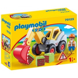 70125 PELLETEUSE PLAYMOBIL 1.2.3 - Jouets56.fr - LiloJouets - Magasins jeux et jouets dans Morbihan en Bretagne