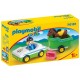 70181 cavaliere avec voiture et remorque playmobil 1.2.3 - jouets56.fr - lilojouets - magasins jeux et jouets dans morbihan en b