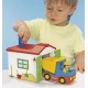 70184 ouvrier avec camion et garage playmobil 1.2.3 - jouets56.fr - lilojouets - magasins jeux et jouets dans morbihan en bretag