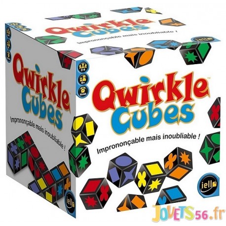 JEU QWIRKLE CUBES - Jouets56.fr - LiloJouets - Magasins jeux et jouets dans Morbihan en Bretagne