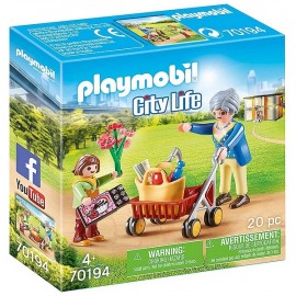 Playmobil City Life Les boutiques 9404 Voiture familiale - Playmobil