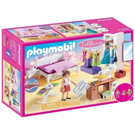 70208 CHAMBRE AVEC ESPACE COUTURE PLAYMOBIL DOLLHOUSE - Jouets56.fr - LiloJouets - Magasins jeux et jouets dans Morbihan en Bret