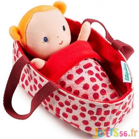 AGATHE POUPEE BEBE DANS SON COUFFIN - Jouets56.fr - LiloJouets - Magasins jeux et jouets dans Morbihan en Bretagne