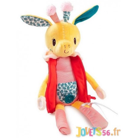 ZIA GIRAFE PELUCHE A HABILLER - Jouets56.fr - LiloJouets - Magasins jeux et jouets dans Morbihan en Bretagne