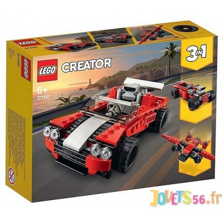 31100 LA VOITURE DE SPORT LEGO CREATOR 3EN1-LiloJouets-Magasins jeux et jouets dans Morbihan en Bretagne