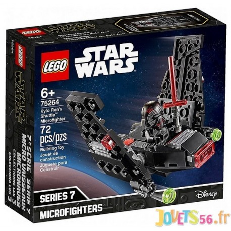 75264 MICROFIGHTER NAVETTE DE KYLO REN LEGO STAR WARS-LiloJouets-Magasins jeux et jouets dans Morbihan en Bretagne