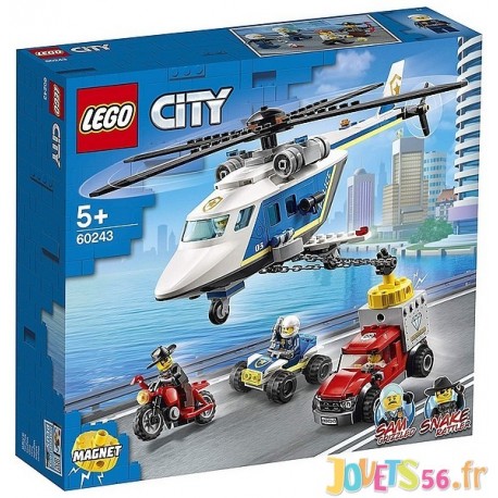 60243 ARRESTATION EN HELICOPTERE LEGO CITY-LiloJouets-Magasins jeux et jouets dans Morbihan en Bretagne