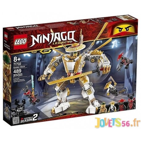 71702 LE ROBOT D'OR LEGO NINJAGO-LiloJouets-Magasins jeux et jouets dans Morbihan en Bretagne