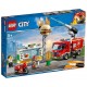 60214 intervention des pompiers au restaurant de burgers lego city-lilojouets-magasins jeux et jouets dans morbihan en bretagne