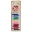 PACK 15 TUBES PERLES DE ROCAILLES ET FIL 20M